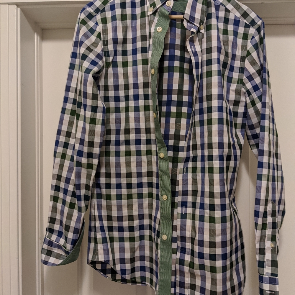 Banana Republic Lux Non iron slim fit button down